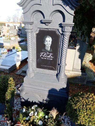 Placa de lápida de vidrio