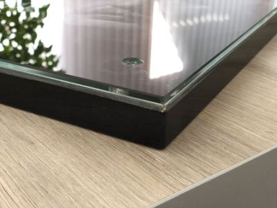 Vidrio con impresión laminado con piedra